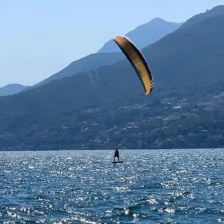 Lago-apartment Midy, Sfeervol, Zwembad, Airco Apartamento